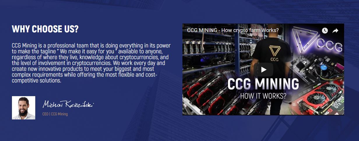 how CCG Mining