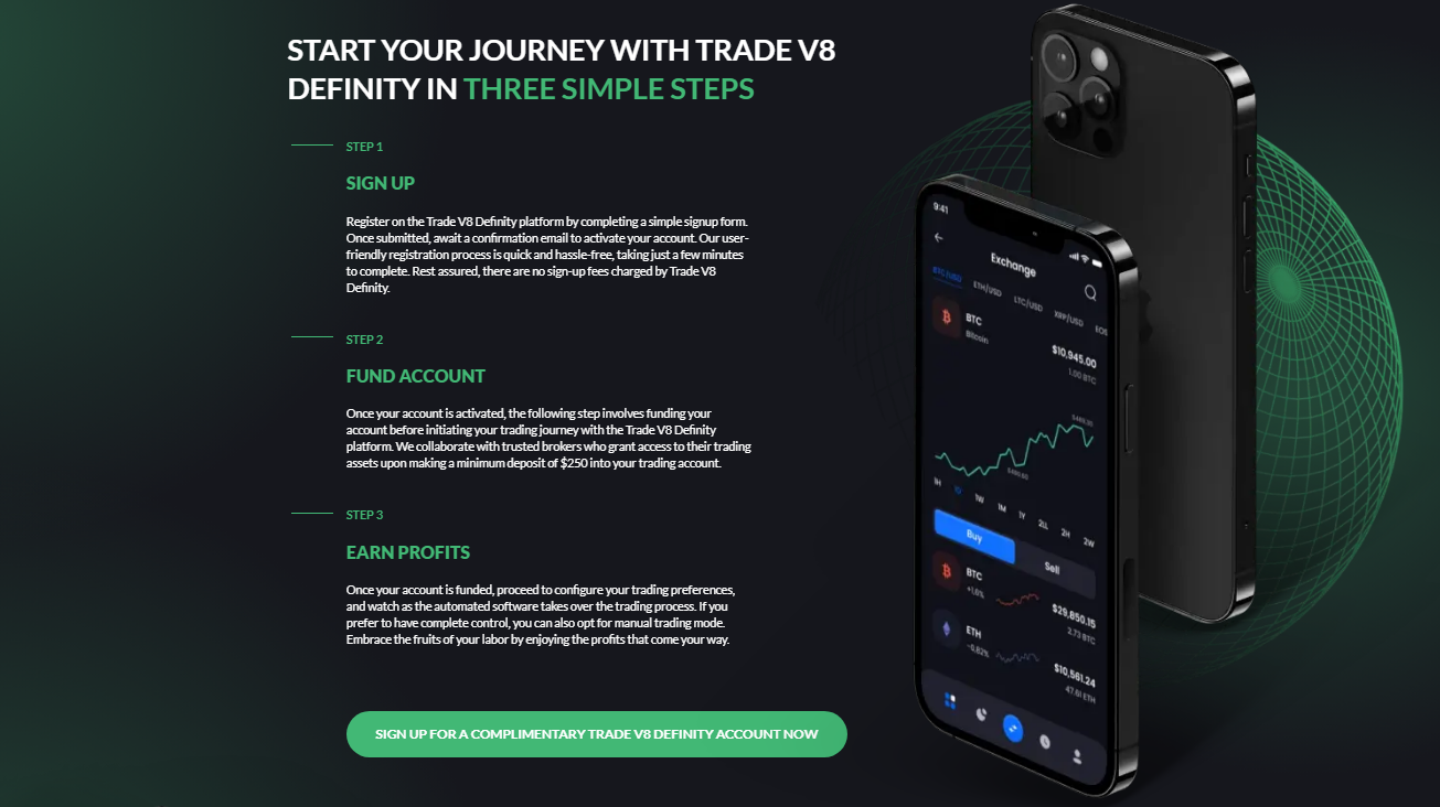 Trade V8 Definity
